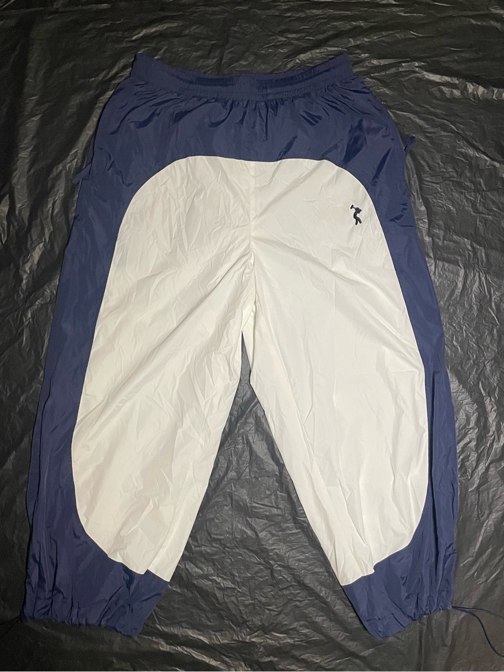 Lil Yachty The Concrete Family Nylon Track Pants Men’s Medium Navy White